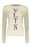 Valentino Garavani Woman Sweater Ivory Size 6 Virgin Wool