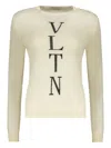 Valentino Garavani Woman Sweater Ivory Size 6 Virgin Wool In Neutrals