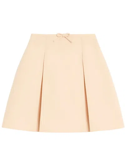 VALENTINO CREPE COUTURE MINI SKIRT