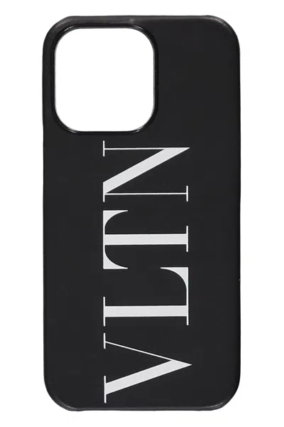 【VALENTINO】VLOGO PHONE CASE Valentino Garavani Logo-print Iphone 13 Pro Max Case In