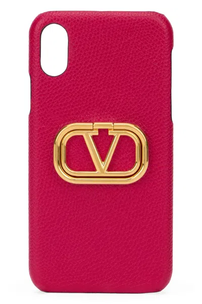 Valentino Garavani Iphone X Case In Pink
