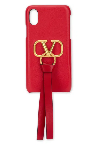 Valentino Garavani Iphone X Case In Red