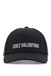 Valentino Cotton Baseball Cap With Embroidery