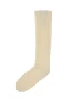 Valentino Perforated Cotton Socks For