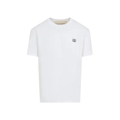 Valentino Ivory Cotton T-shirt In White