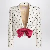 Valentino Garavani Ivory Jacket With Plusdepois Print