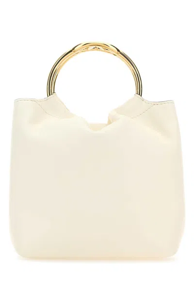 Valentino Garavani Bucket Bags In White