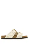 Valentino Garavani Fussfriend Calfskin Slide Sandal 30 Mm Woman Ivory 39.5