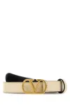Valentino Garavani Vlogo Signature Leather Belt