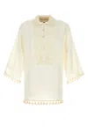 Valentino Camicia Maniche Corte Ric 7v3aar41b0y A03 In Yellow
