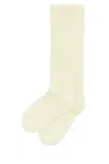 Valentino Garavani Perforated Cotton Socks With Vlogo