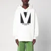 Valentino Garavani White Cotton Sweatshirt In Print