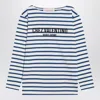 Valentino Long Sleeve Cotton T-shirt With Striped Pattern