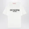 Valentino Cotton Crew-neck T-shirt In White