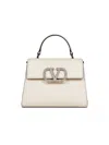 Valentino Logo-plaque Tote Bag In White