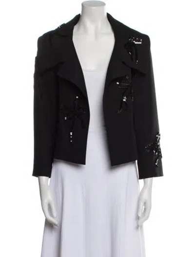 Pre-owned Valentino Jacket In Black