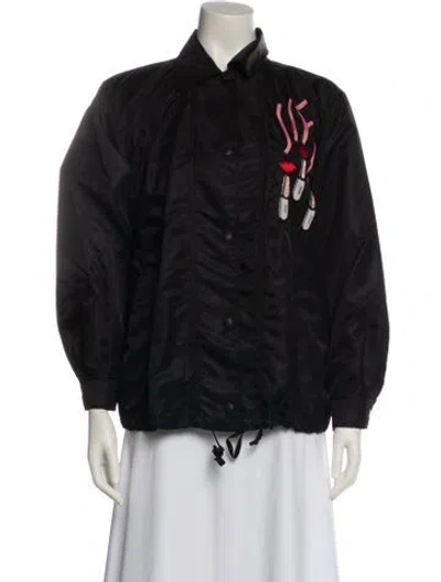 Pre-owned Valentino Jacket In Black