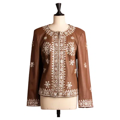 Pre-owned Valentino Jacket By  Garavani Spring 2003 In Brown