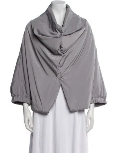 Pre-owned Valentino Jacket In Gray