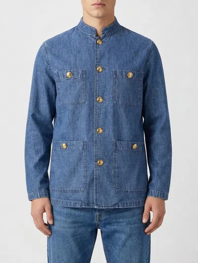 Valentino Jacket Men  In Blue