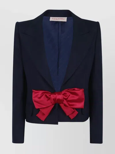 VALENTINO JACKET MONOPETTO BOW DETAIL