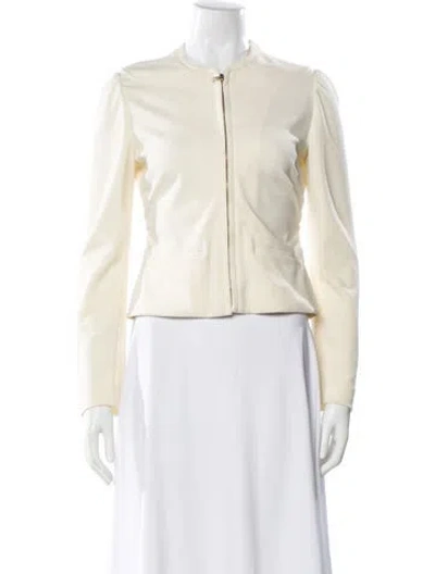 Pre-owned Valentino Jacket In Neutral