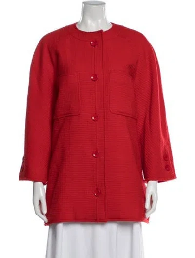 Pre-owned Valentino Jacket In Red