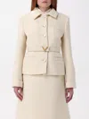 VALENTINO JACKET VALENTINO WOMAN COLOR BEIGE,g46810022