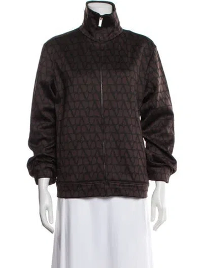 Pre-owned Valentino Jacket W/ Tags In Brown