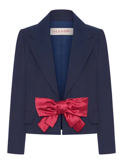 VALENTINO JACKET WITH BOW CLOSURE