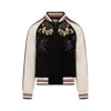 Valentino Sequin And Bead-embellished Velvet Bomber Jacket In Gray