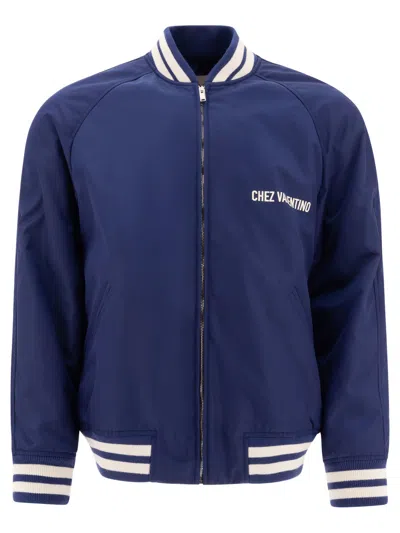 VALENTINO JACKETS BLUE