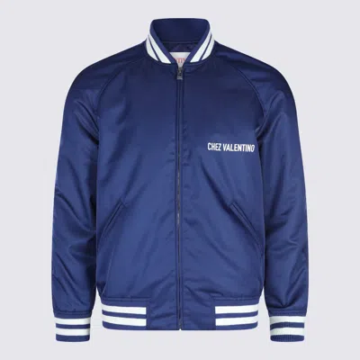 VALENTINO JACKETS BLUE AND GREEN