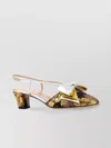 Valentino Jacquard Embroidered Bowow Pumps