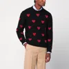 Valentino Garavani Jacquard Sweater In Black