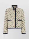 Valentino Jacquard Jacket With Button Detailing And Front Pockets In Neutral