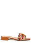 Valentino Garavani Vlogo Signature Slide Sandal In Multi