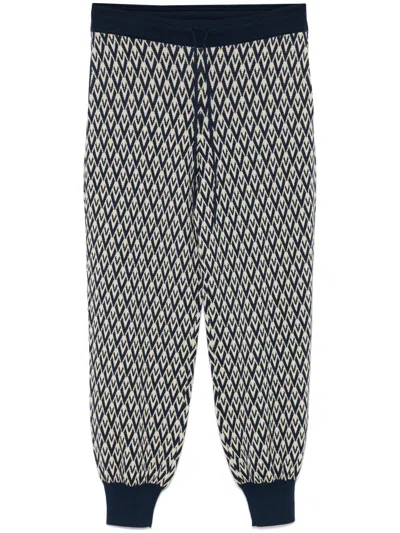 VALENTINO TOUTE LA V JACQUARD TRACK PANTS