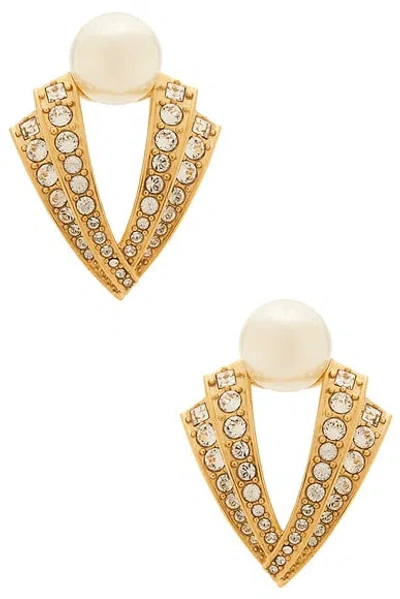 Valentino Garavani Je Les V Earrings In Gold