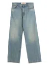 Valentino Straight Trousers With Belt Loops And Five Pockets