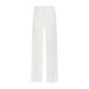 Valentino Crepe Pants In Beige