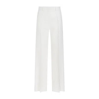 Valentino Crepe Pants In Beige
