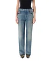 Valentino Straight-fit Denim Pants With Colorful Embellishments In Blue