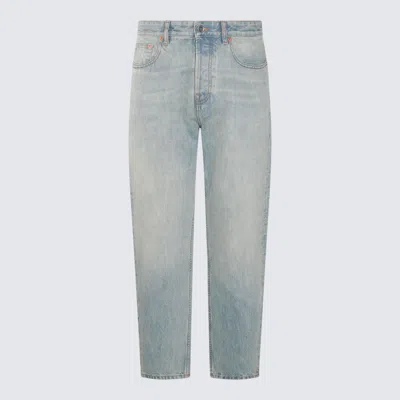 Valentino Jeans With Vlogo Signature In Blue