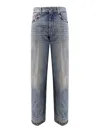 Valentino Straight-fit Denim Pants With Colorful Embellishments