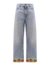 Valentino Jeans With Jacquard Profiles