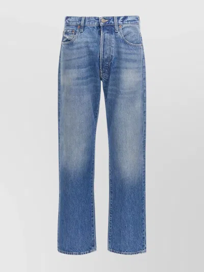 Valentino Straight-leg Jeans In Blue