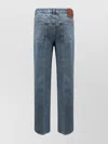Valentino Jeans Five Pockets Contrast Stitching In Blue
