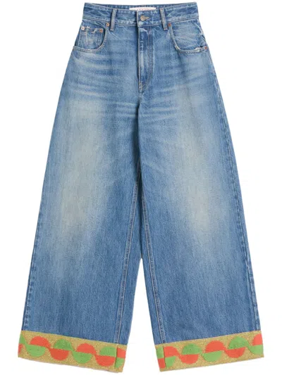 VALENTINO WIDE-LEG JEANS