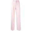 Valentino High-waist Tailored Trousers In Pink